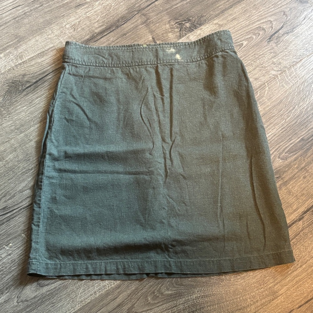 BCBGMaxAzria Forest Green Mini Skirt